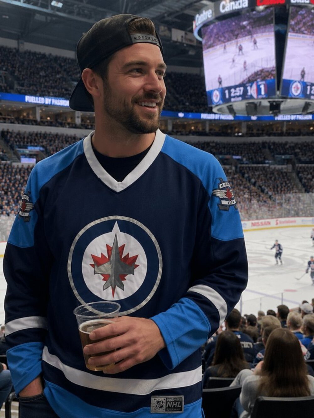 WINNIPEG JETS NHL JERSEY "SCHEIFELE' (SMALL)